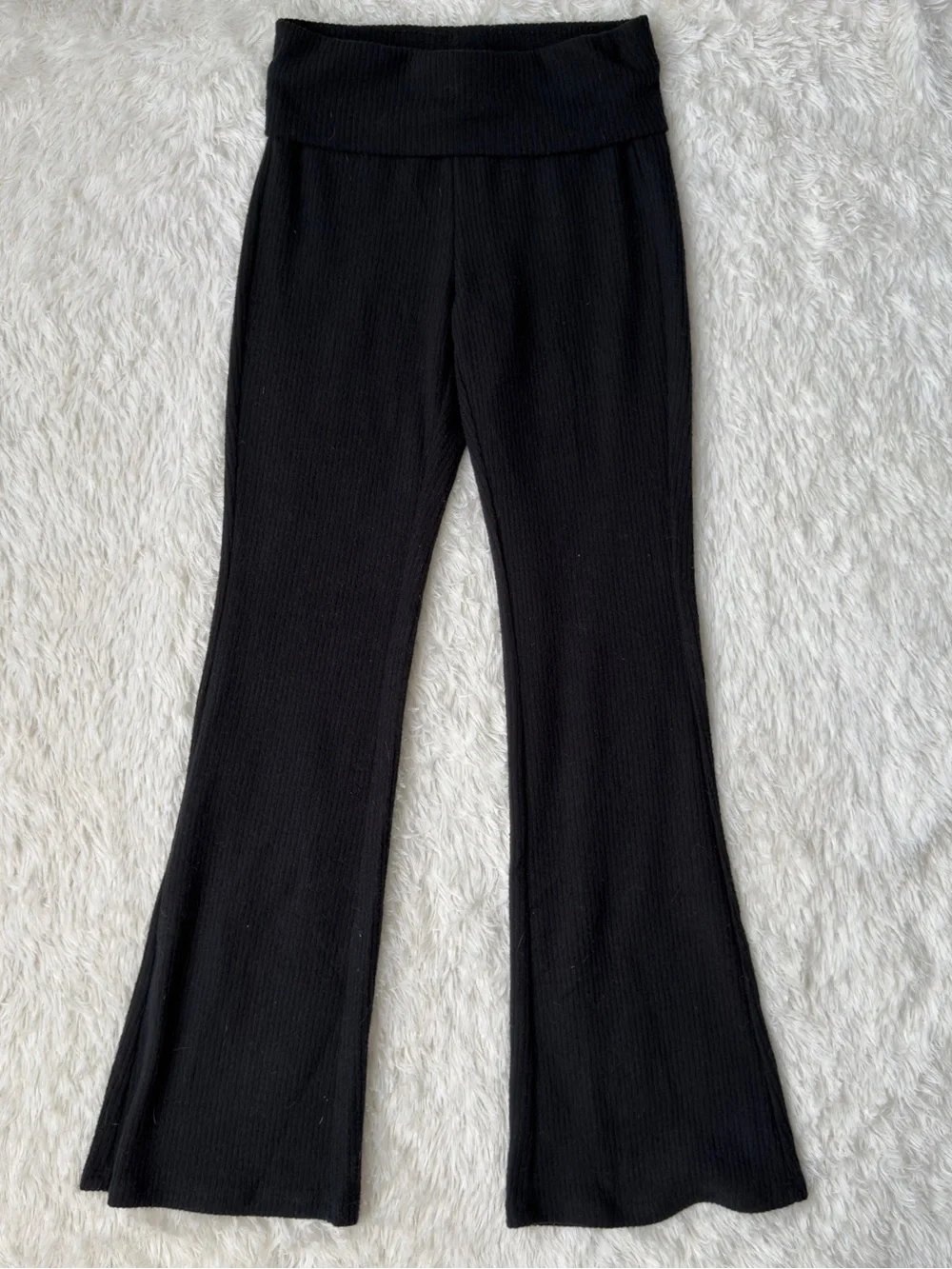 Old Navy Black Cozyplush Hoodie with Blue Neck Tag